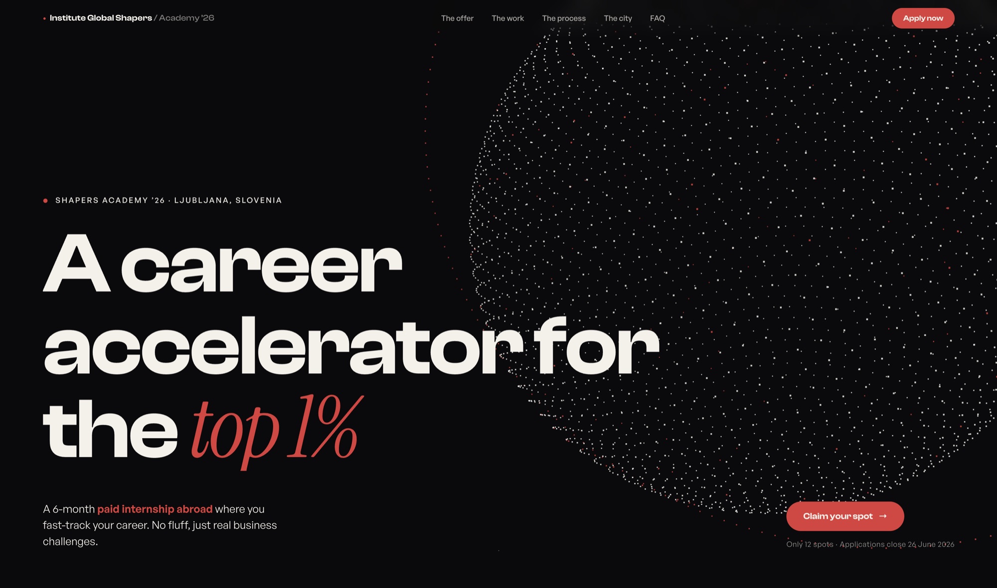 Shapers Academy — a career accelerator for the top 1%